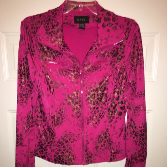 NABI GORGEOUS JACKET WITH ZIPPER FRONT WITH POCKETS - Picture 1 of 8